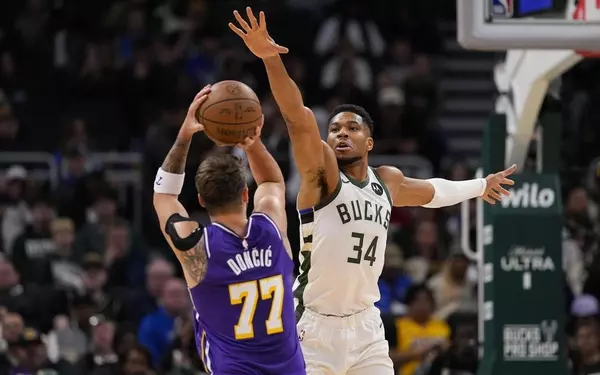 湖人119-95轻取雄鹿 东契奇、里夫斯、艾顿联手轰 86 分，雄鹿孤掌难鸣陷困局